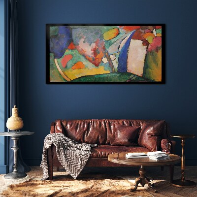 Obraz na skle Vodopád abstrakce Kandinsky