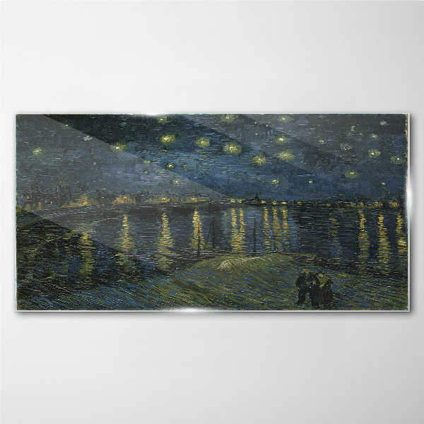 Obraz na skle Hvězdná noc van gogh