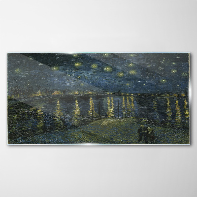 Obraz na skle Hvězdy nad Rhonou