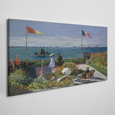 Obraz na skle Zahradní příroda Art Monet