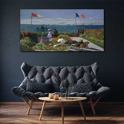 Obraz na skle Zahradní příroda Art Monet