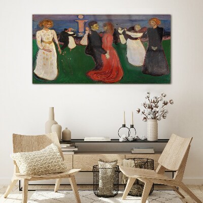 Obraz na skle Tanec života Edvard Munch