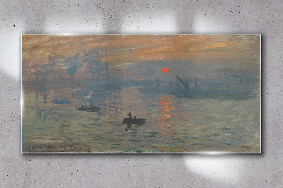 Obraz na skle Impresionismus Sunrise mince