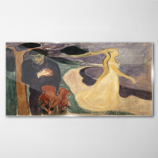 Obraz na skle Separace Edvard Munch