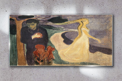 Obraz na skle Separace Edvard Munch