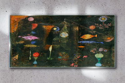 Obraz na skle Ryby Magic Paul Klee