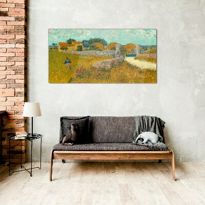 Obraz na skle Provence House Van Gogh