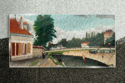 Obraz na skle Klidný břeh řeky