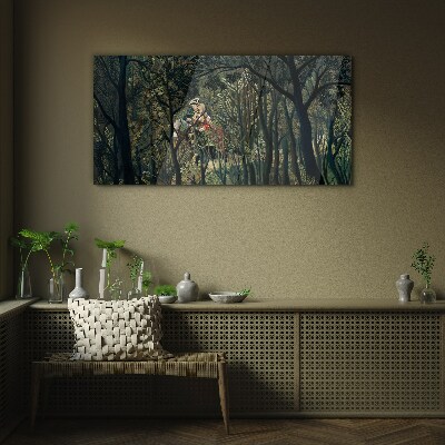 Obraz na skle Zmírný les