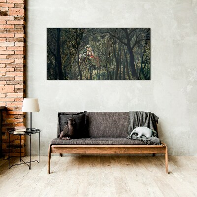 Obraz na skle Zmírný les