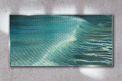 Obraz na skle mořské vlny