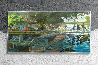 Obraz na skle La Grenouillere Monet