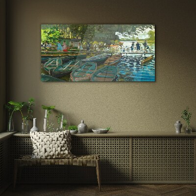 Obraz na skle La Grenouillere Monet