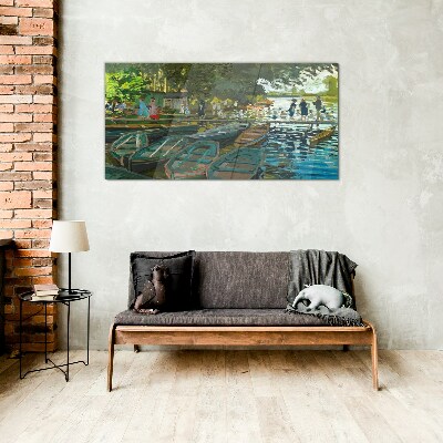 Obraz na skle La Grenouillere Monet