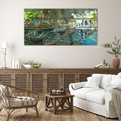 Obraz na skle La Grenouillere Monet