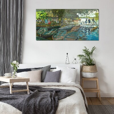 Obraz na skle La Grenouillere Monet