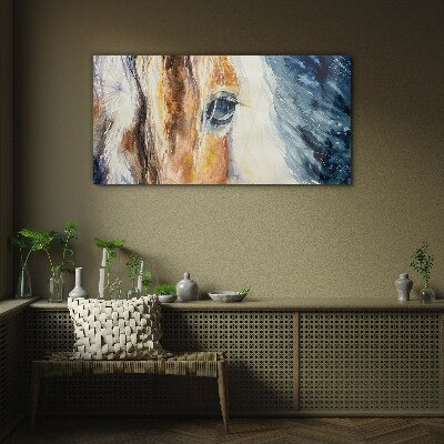 Obraz na skle Abstraktní zvířecí koně