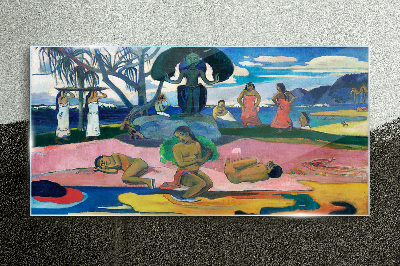 Obraz na skle Boží den Paul Gauguin