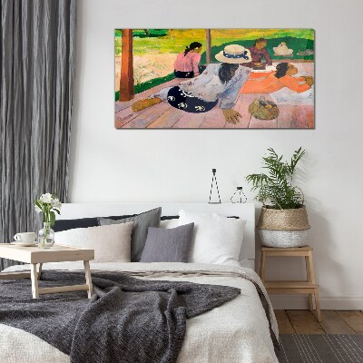 Obraz na skle Siesta tahiti paul gauguin
