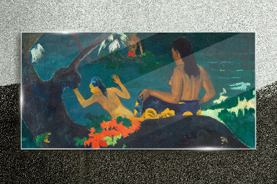 Obraz na skle Tahiti Tubby Stromy