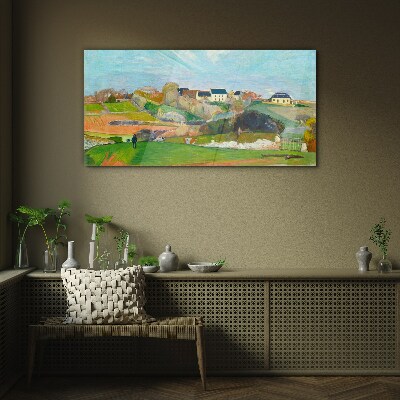 Obraz na skle Krajina v Le Pould Gauguin