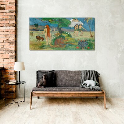 Obraz na skle Le Paradis Perdu Gauguin