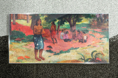 Obraz na skle Zašeptala gauguinová slova