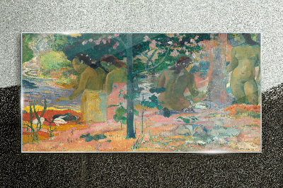 Obraz na skle Ztracený ráj Gauguin