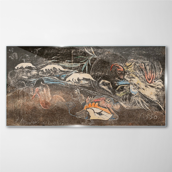 Obraz na skle Moderní gauguin abstrakce