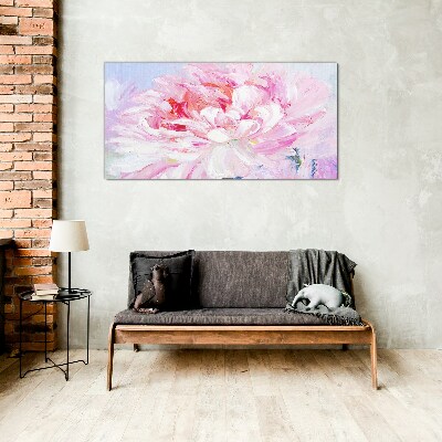 Obraz na skle Umění abstrakce květina