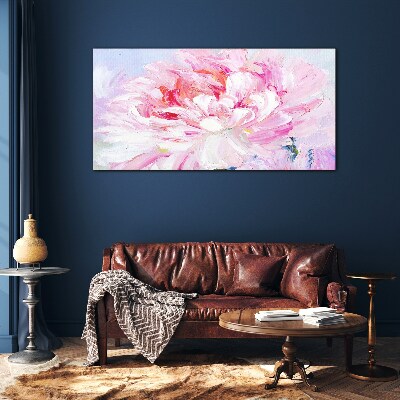 Obraz na skle Umění abstrakce květina