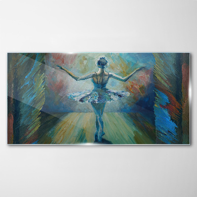 Obraz na skle Abstrakce baletu tanečnice