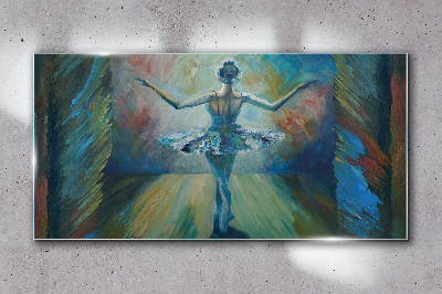 Obraz na skle Abstrakce baletu tanečnice