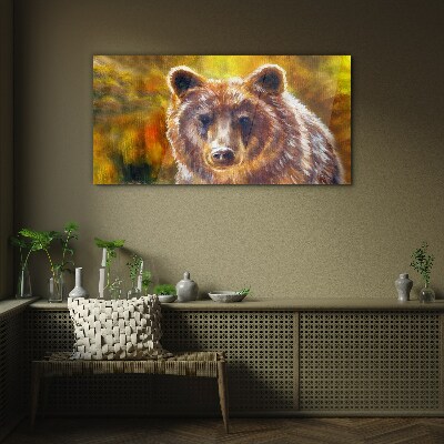 Obraz na skle Medvěd