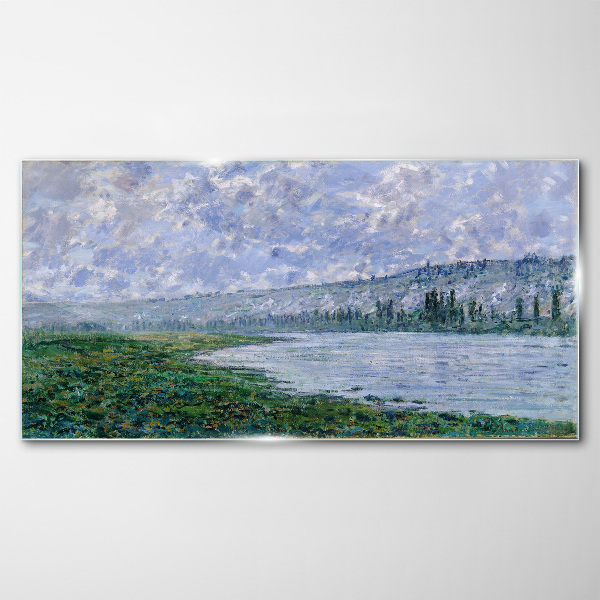 Obraz na skle Seina u Vétheuil Monet