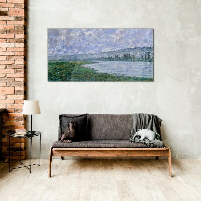 Obraz na skle Seina u Vétheuil Monet