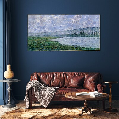 Obraz na skle Seina u Vétheuil Monet
