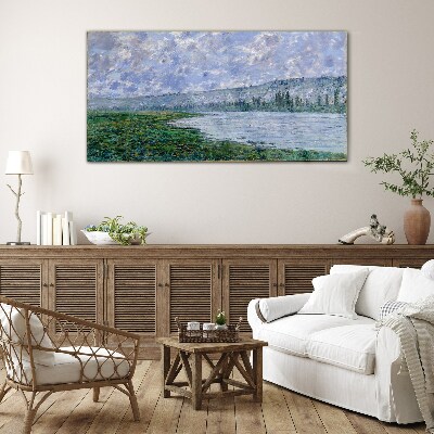 Obraz na skle Seina u Vétheuil Monet