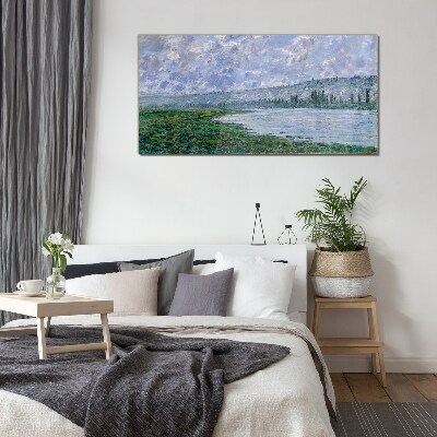 Obraz na skle Seina u Vétheuil Monet
