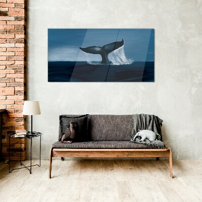 Obraz na skle Velryba zvířat moře