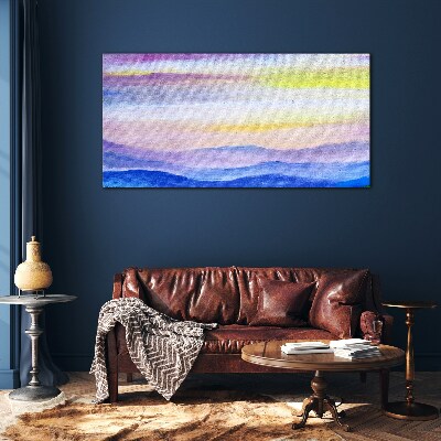 Obraz na skle Abstrakce moře mraky