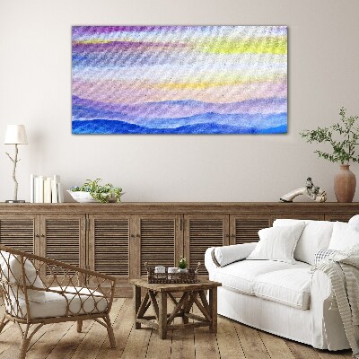 Obraz na skle Abstrakce moře mraky