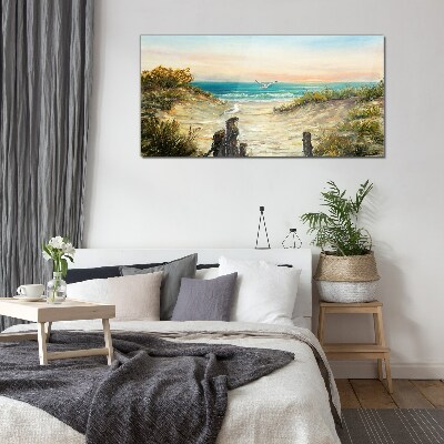 Obraz na skle Pobřeží pláže moře