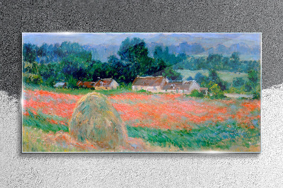 Obraz na skle Kupka sena v Giverny Claude Monet
