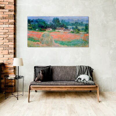 Obraz na skle Kupka sena v Giverny Claude Monet