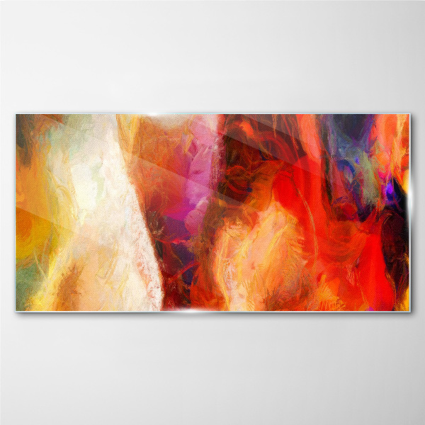 Obraz na skle Abstraktní malba