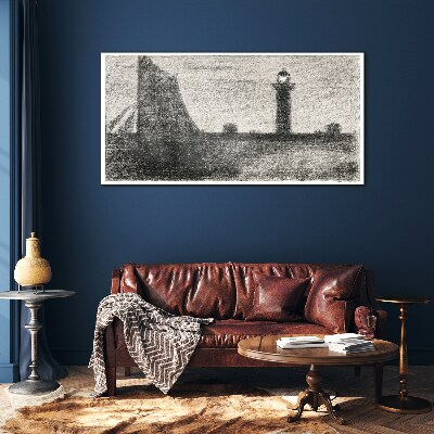 Obraz na skle Seurat Light