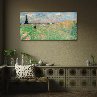 Obraz na skle Letní krajina Seurat