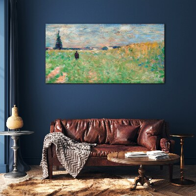 Obraz na skle Letní krajina Seurat