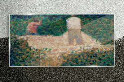 Obraz na skle Dva Stonebreakers Seurat